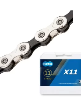 KMC X11 CHAIN - SILVER/BLACK 11SPEED
