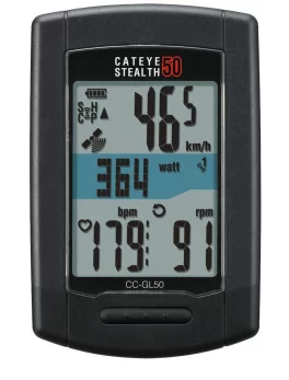 CATEYE STEALTH 50 CC-GL50 WIRELESS CYCLOCOMPUTER