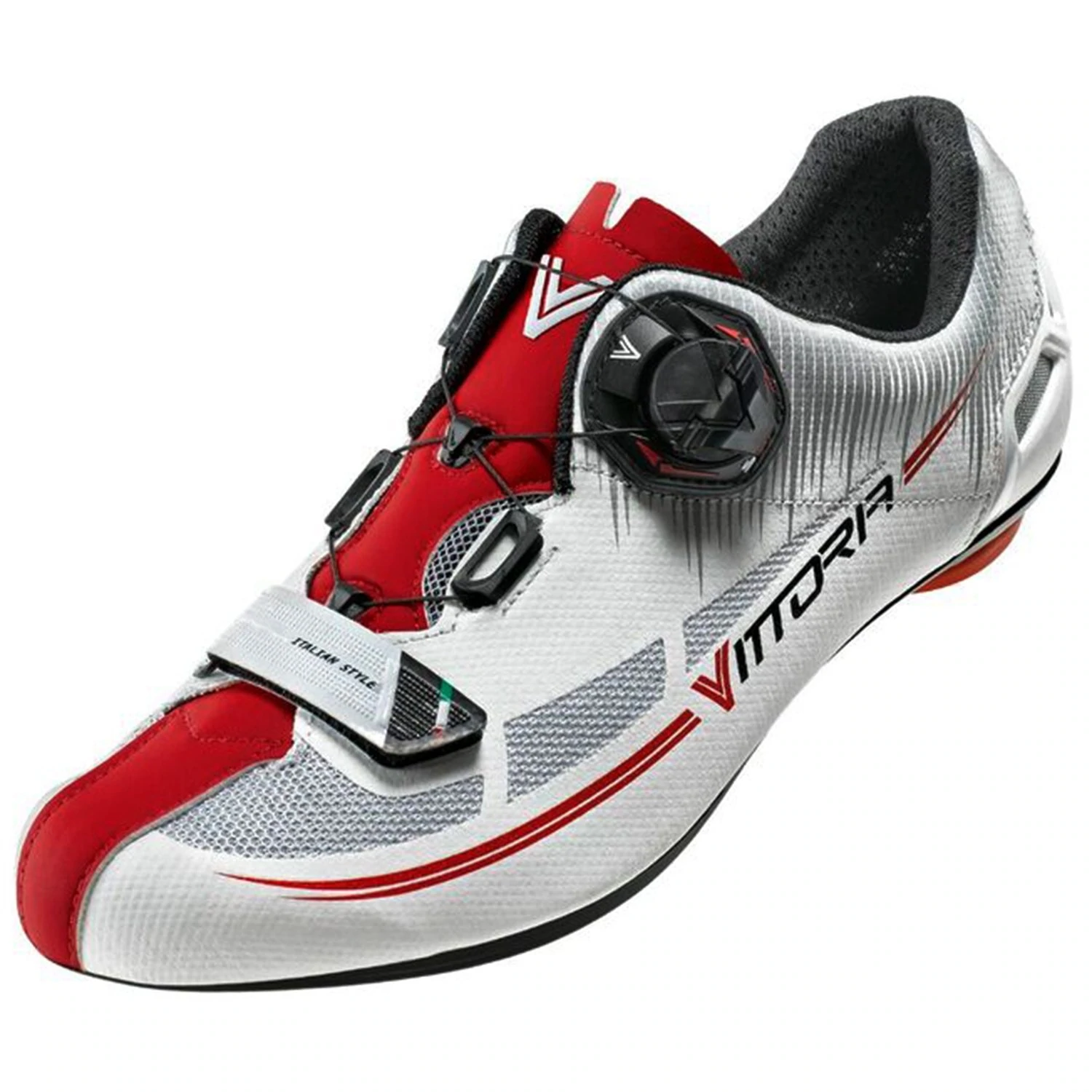 VITTORIA ROAD CYCLING SHOES NYLON SOLE FUSION RED-WHITE - Bycyclistshub |  BIKE ACCESSORIES STORE