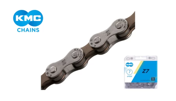 KMC Z7 7speed CHAIN - GREY BROWN