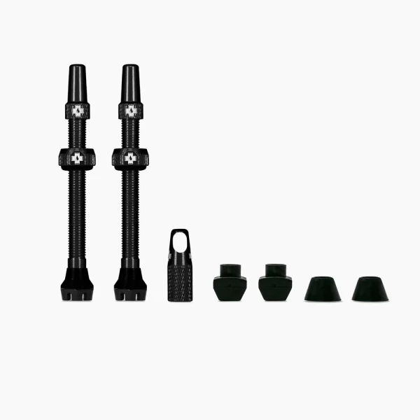 MUC-OFF TUBELESS VALVE KIT (BLACK)