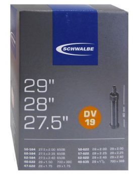 Schwalbe Tube sv19 - 28/29/27.5" x 1.75 to 2.4 presta 40mm